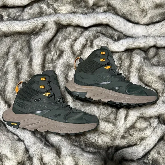 Mens HOKA Anacapa Mid GTX Hiking Boots/Sneakers - Picture 3 of 7